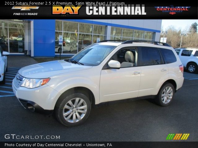 2012 Subaru Forester 2.5 X Premium in Satin White Pearl