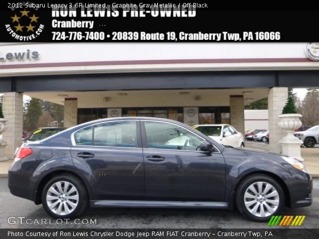 2012 Subaru Legacy 3.6R Limited in Graphite Gray Metallic
