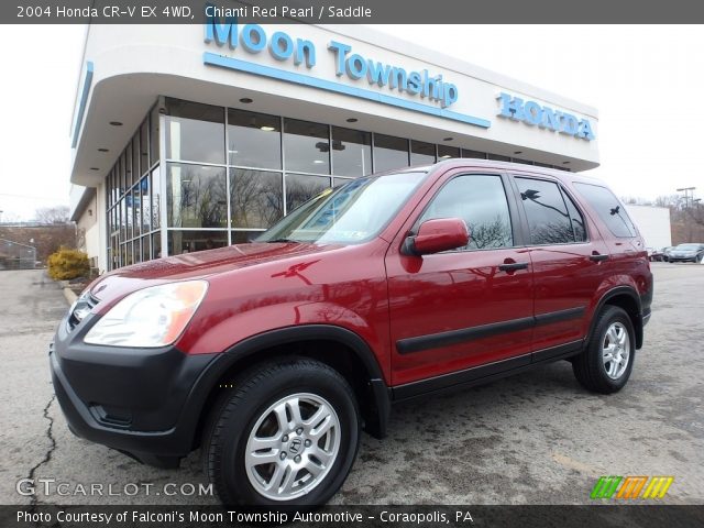2004 Honda CR-V EX 4WD in Chianti Red Pearl
