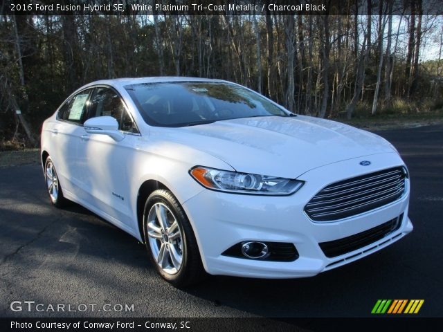 2016 Ford Fusion Hybrid SE in White Platinum Tri-Coat Metallic