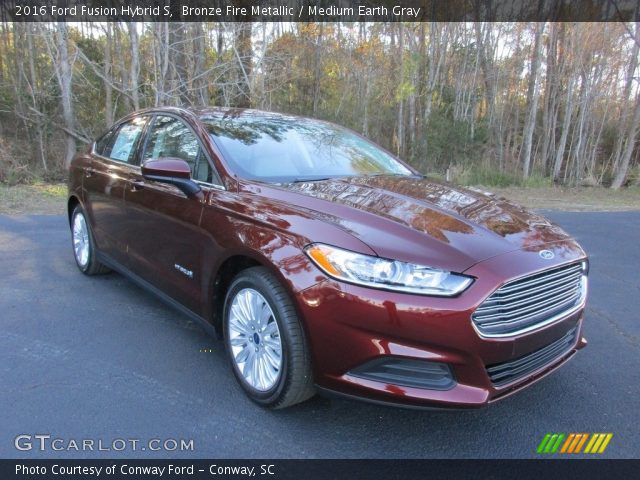 2016 Ford Fusion Hybrid S in Bronze Fire Metallic