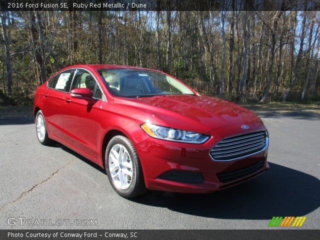 2016 Ford Fusion SE in Ruby Red Metallic