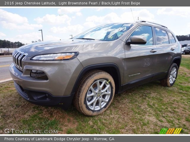 2016 Jeep Cherokee Latitude in Light Brownstone Pearl