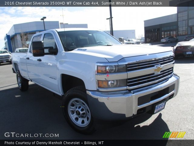 2016 Chevrolet Silverado 3500HD WT Crew Cab 4x4 in Summit White