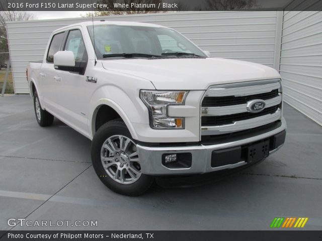 2016 Ford F150 Lariat SuperCrew in White Platinum