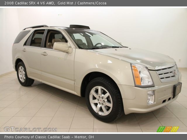 2008 Cadillac SRX 4 V6 AWD in Gold Mist
