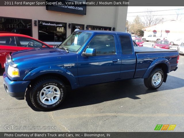 2011 Ford Ranger Sport SuperCab in Vista Blue Metallic