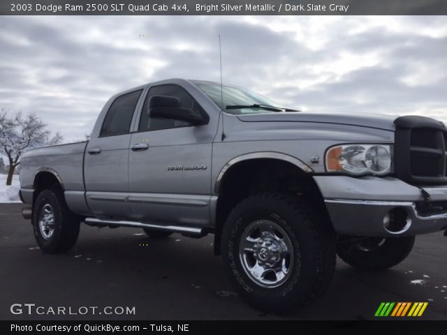 2003 Dodge Ram 2500 SLT Quad Cab 4x4 in Bright Silver Metallic