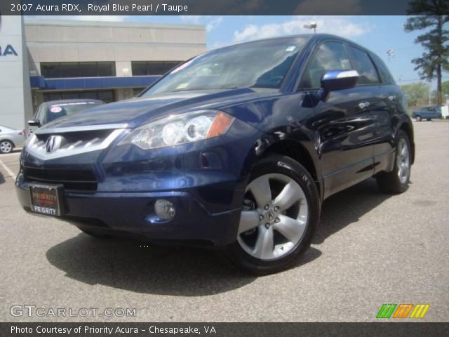 2007 Acura RDX  in Royal Blue Pearl