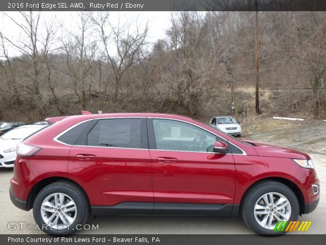2016 Ford Edge SEL AWD in Ruby Red
