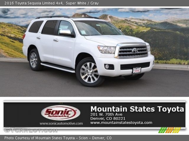 2016 Toyota Sequoia Limited 4x4 in Super White