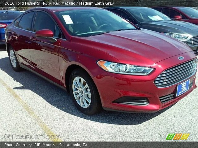 2016 Ford Fusion S in Ruby Red Metallic