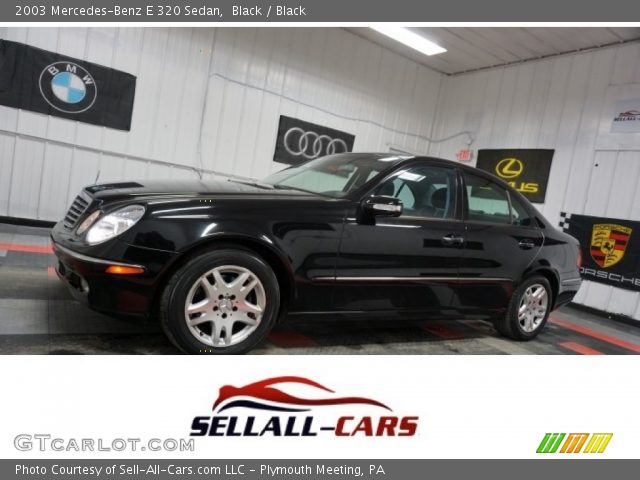 2003 Mercedes-Benz E 320 Sedan in Black