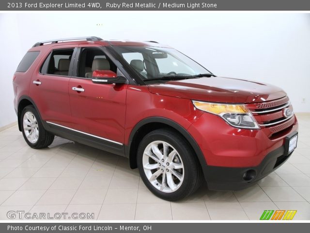 2013 Ford Explorer Limited 4WD in Ruby Red Metallic