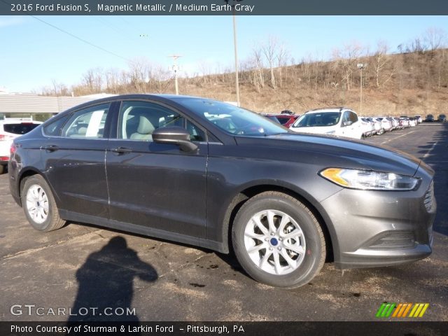 2016 Ford Fusion S in Magnetic Metallic