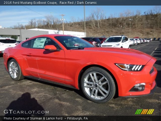 2016 Ford Mustang EcoBoost Coupe in Race Red