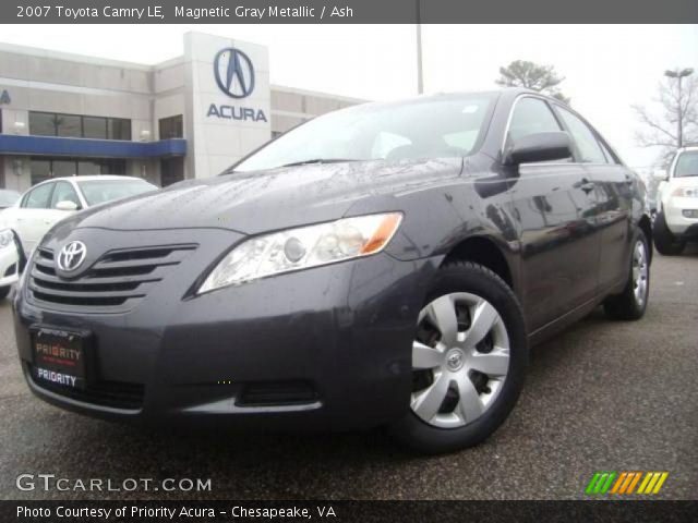 2007 Toyota Camry LE in Magnetic Gray Metallic