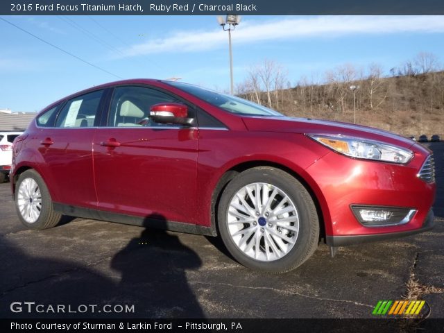 2016 Ford Focus Titanium Hatch in Ruby Red