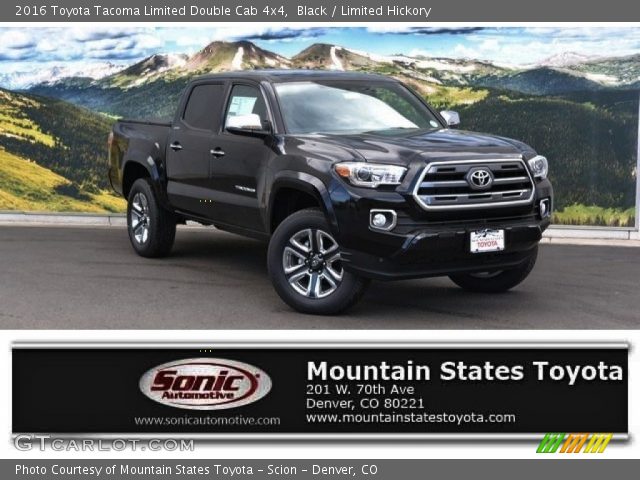 2016 Toyota Tacoma Limited Double Cab 4x4 in Black