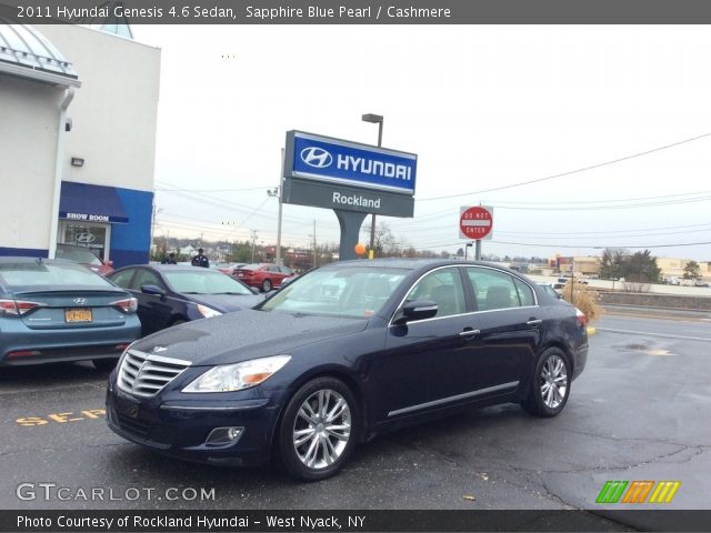 2011 Hyundai Genesis 4.6 Sedan in Sapphire Blue Pearl