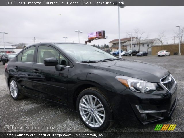 2016 Subaru Impreza 2.0i Premium 4-door in Crystal Black Silica