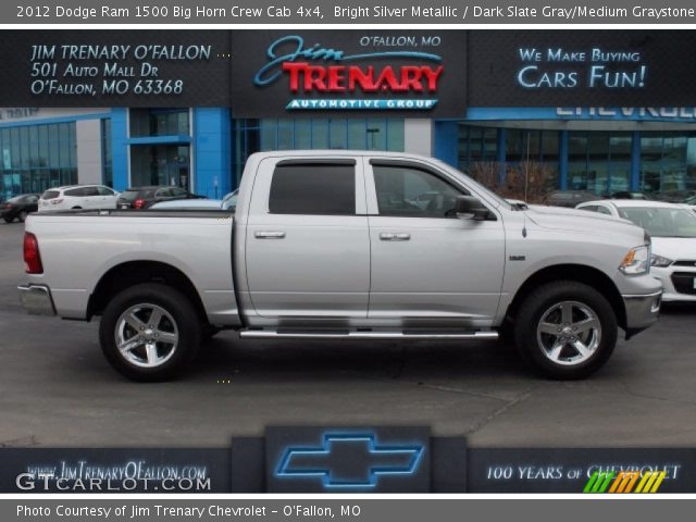 2012 Dodge Ram 1500 Big Horn Crew Cab 4x4 in Bright Silver Metallic