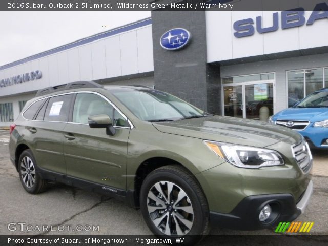 2016 Subaru Outback 2.5i Limited in Wilderness Green Metallic