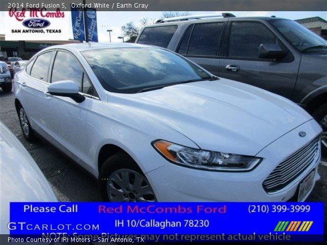 2014 Ford Fusion S in Oxford White