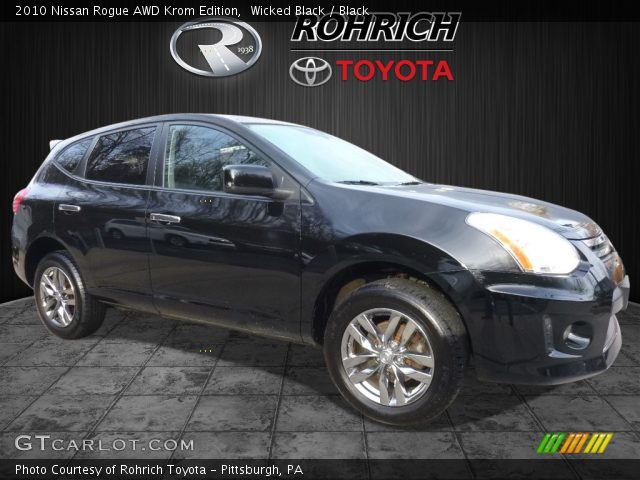 2010 Nissan Rogue AWD Krom Edition in Wicked Black
