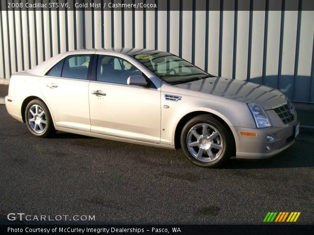 2008 Cadillac STS V6 in Gold Mist