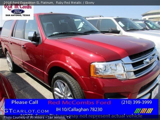 2016 Ford Expedition EL Platinum in Ruby Red Metallic