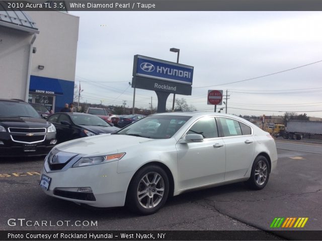 2010 Acura TL 3.5 in White Diamond Pearl