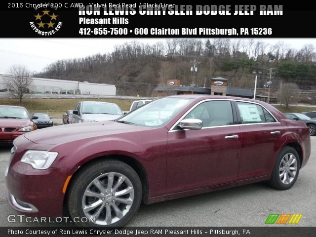 2016 Chrysler 300 C AWD in Velvet Red Pearl