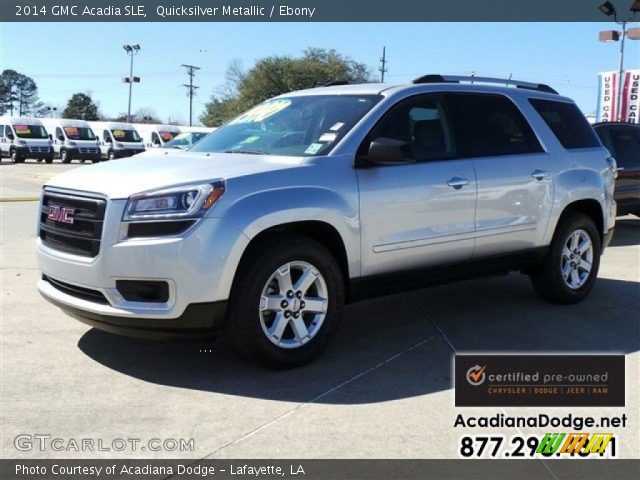 2014 GMC Acadia SLE in Quicksilver Metallic