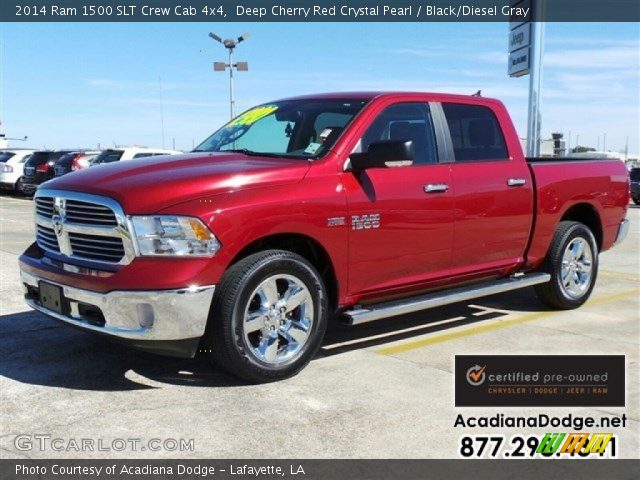 2014 Ram 1500 SLT Crew Cab 4x4 in Deep Cherry Red Crystal Pearl