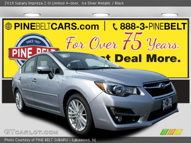 2016 Subaru Impreza 2.0i Limited 4-door in Ice Silver Metallic