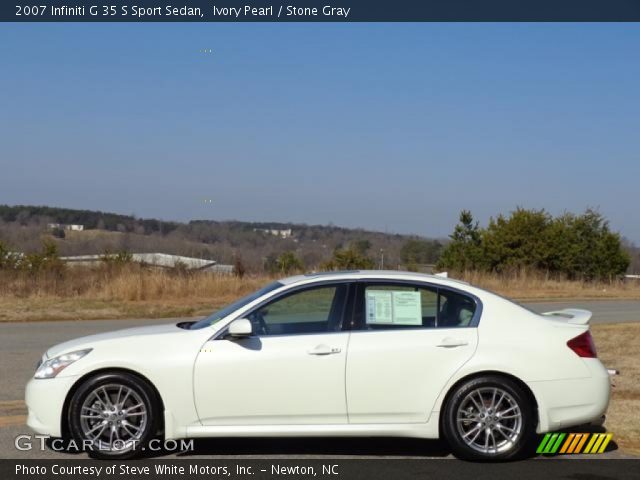 2007 Infiniti G 35 S Sport Sedan in Ivory Pearl