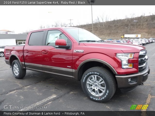 2016 Ford F150 Lariat SuperCrew 4x4 in Ruby Red