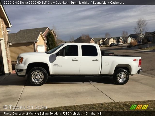 2009 GMC Sierra 2500HD SLT Crew Cab 4x4 in Summit White