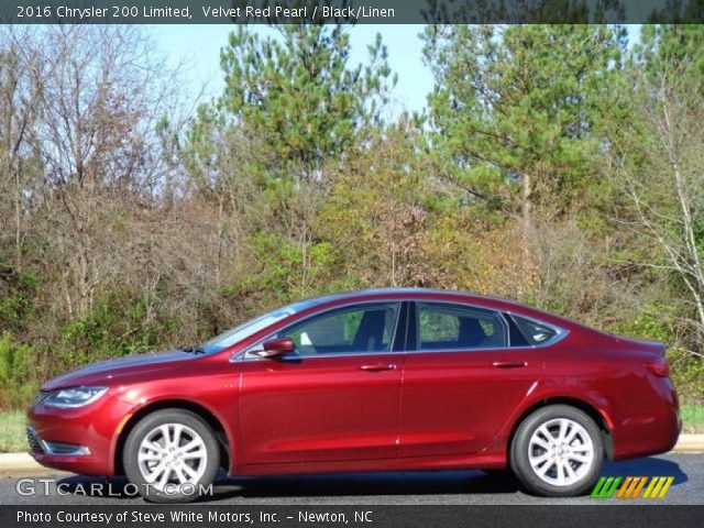 2016 Chrysler 200 Limited in Velvet Red Pearl