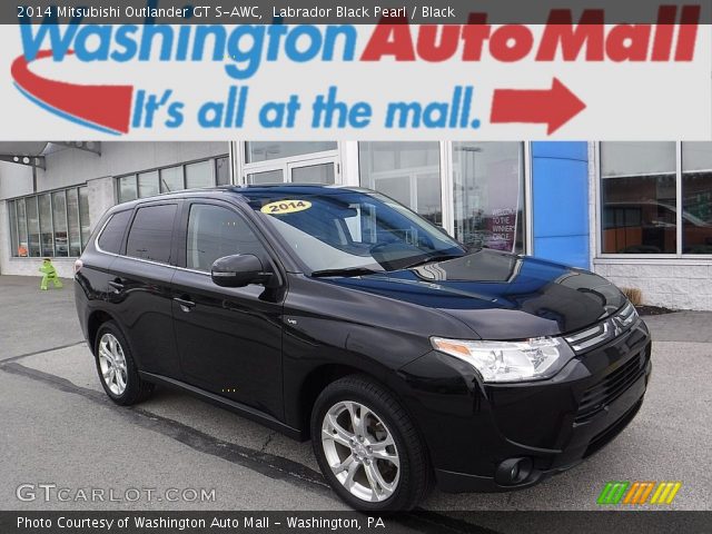 2014 Mitsubishi Outlander GT S-AWC in Labrador Black Pearl