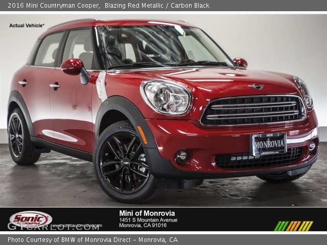 2016 Mini Countryman Cooper in Blazing Red Metallic