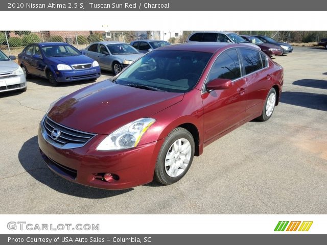 2010 Nissan Altima 2.5 S in Tuscan Sun Red
