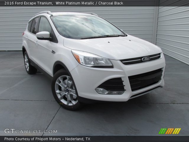 2016 Ford Escape Titanium in White Platinum Metallic