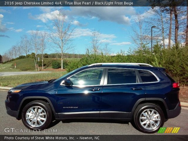 2016 Jeep Cherokee Limited 4x4 in True Blue Pearl