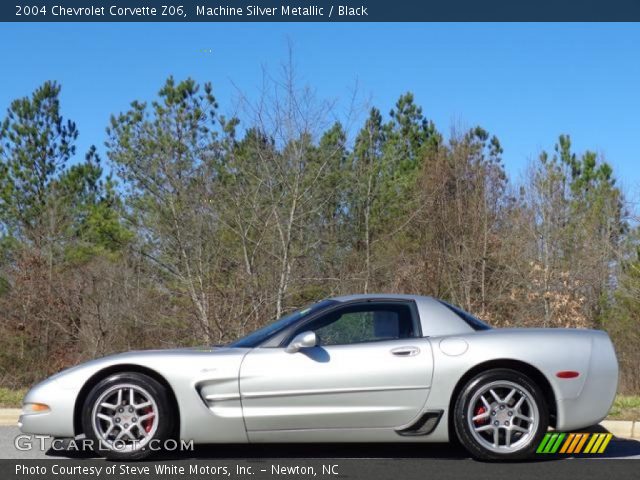 2004 Chevrolet Corvette Z06 in Machine Silver Metallic