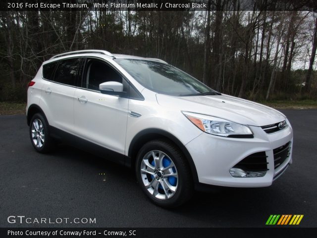 2016 Ford Escape Titanium in White Platinum Metallic