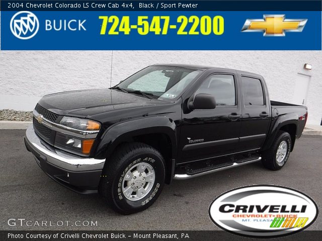 2004 Chevrolet Colorado LS Crew Cab 4x4 in Black