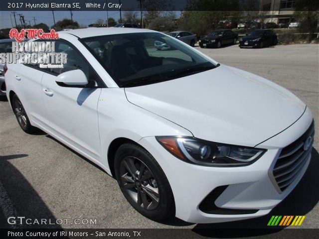 2017 Hyundai Elantra SE in White