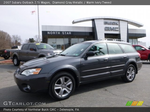 2007 Subaru Outback 2.5i Wagon in Diamond Gray Metallic